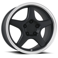 Performance Replica PR103 17x9.5" 5x120.65mm 70.7mm CB +38mm Gloss Black Machined Lip
