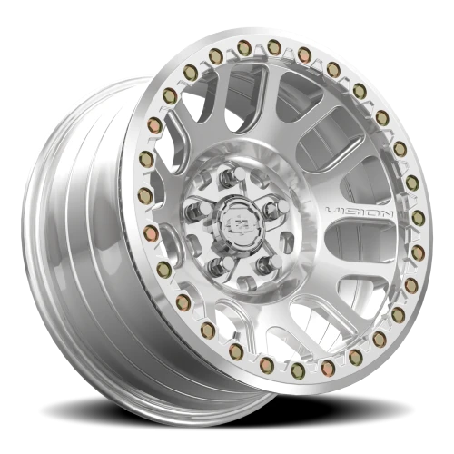Vision 111 FBL 17x9 -12 5x127mm 83mm Polished  Polished Ring