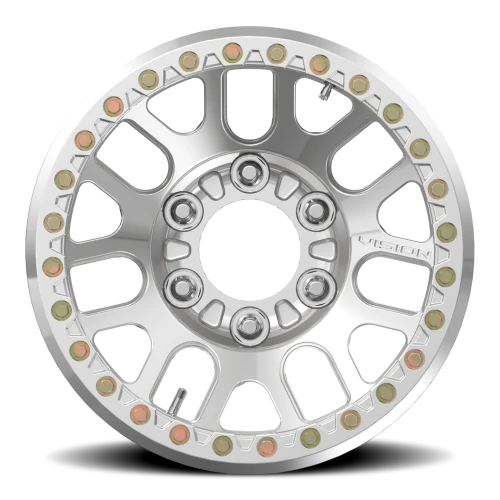 Vision 111 FBL 17x9 -12 6x165.1mm 110mm Polished  Polished Ring