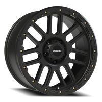 Vision 111 20x9 -12 5x139.7mm 108mm Matte Black