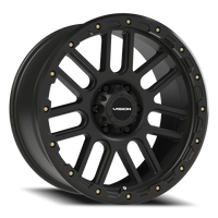 Vision 111 20x9 +10 6x139.7mm 106.2mm Matte Black