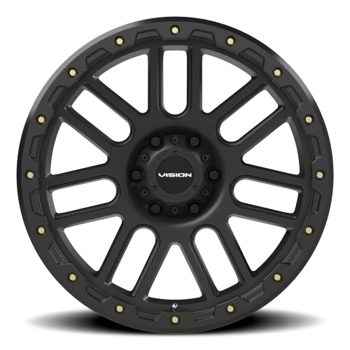 Vision 111 20x9 +10 6x139.7mm 106.2mm Matte Black