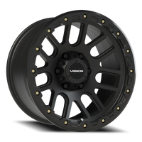 Vision 111 17x9 -12 6x139.7mm 106.2mm Matte Black