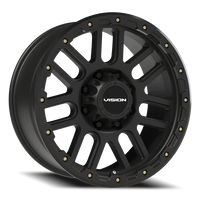 Vision 111 20x9 +10 8x180mm 124.2mm Matte Black
