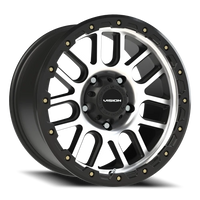 Vision 111 18x9 +18 5x150mm 110.2mm Matte Black Machined Face