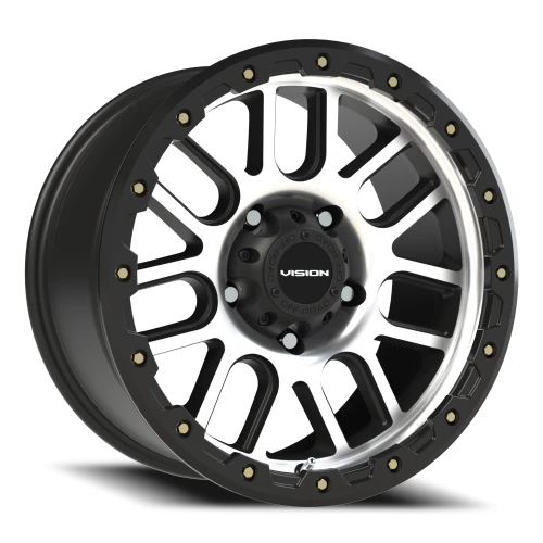 Vision 111 18x9 +18 5x150mm 110.2mm Matte Black Machined Face
