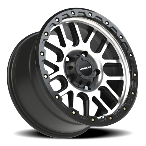 Vision 111 18x9 +18 5x150mm 110.2mm Matte Black Machined Face