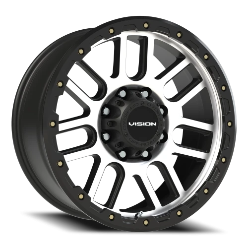 Vision 111 20x9 +10 8x170mm 125.2mm Matte Black Machined Face
