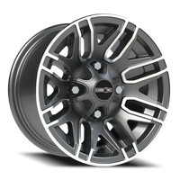 Vision 112 12x7 +3 4x110mm 86mm Gunmetal Machined Face