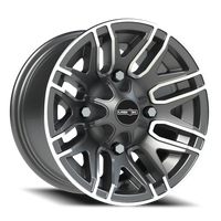 Vision 112 12x7 +3 4x136mm 110.5mm Gunmetal Machined Face