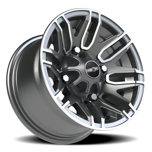 Vision 112 12x7 +3 4x136mm 110.5mm Gunmetal Machined Face