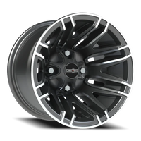 Vision 112 12x8 -61 4x110mm 86mm Gunmetal Machined Face