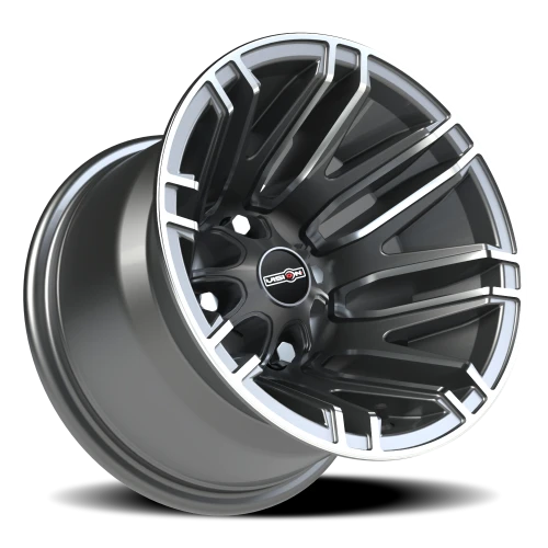 Vision 112 12x8 -10 4x110mm 86mm Gunmetal Machined Face