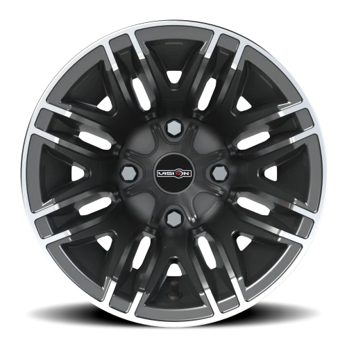 Vision 112 12x8 -10 4x110mm 86mm Gunmetal Machined Face