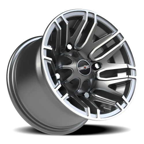 Vision 112 12x8 -10 4x156mm 131.1mm Gunmetal Machined Face