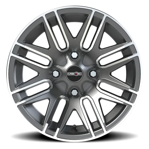 Vision 112 14x7 +3 4x110mm 86mm Gunmetal Machined Face