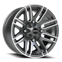 Vision 112 14x7 +3 4x136mm 110.5mm Gunmetal Machined Face