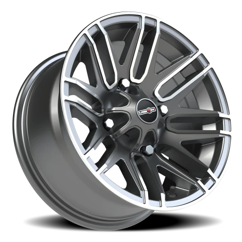 Vision 112 14x7 +3 4x136mm 110.5mm Gunmetal Machined Face