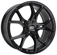 Enkei Vulcan 17X7.5 38mm Offset 5x114.3 Bolt 72.6mm Bore Gloss Black Wheel-Wheels - Cast-Enkei-
