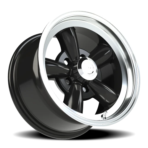 Vision 141 15x8 -19 5x114.3mm 83mm Gloss Black Machined Lip
