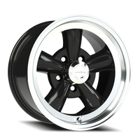 Vision 141 15x8 -19 5x127mm 83mm Gloss Black Machined Lip