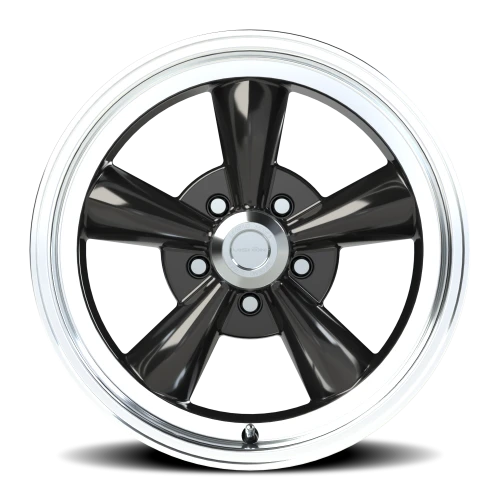 Vision 141 17x8 +0 5x120.65mm 83mm Gloss Black Machined Lip