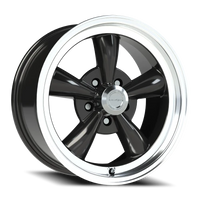 Vision 141 17x8 +19 5x120.65mm 87.1mm Gloss Black Machined Lip