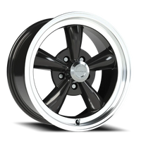 Vision 141 17x9 +0 5x120.65mm 83mm Gloss Black Machined Lip