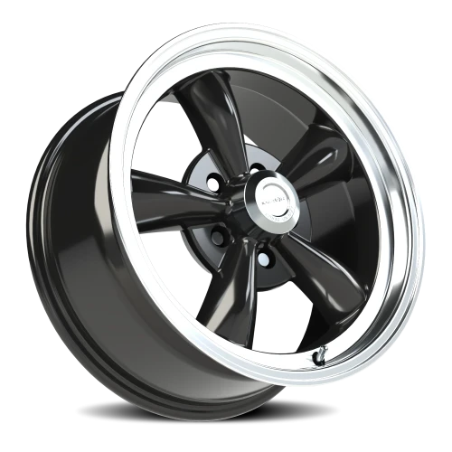 Vision 141 17x9 +0 5x120.65mm 83mm Gloss Black Machined Lip
