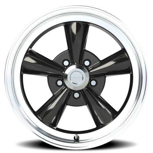 Vision 141 17x9 +0 5x120.65mm 83mm Gloss Black Machined Lip