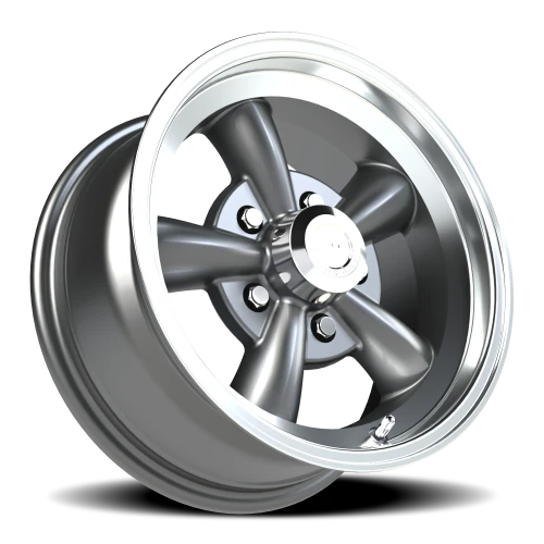 Vision 141 15x7 +6 5x114.3mm 83mm Gunmetal Machined Lip