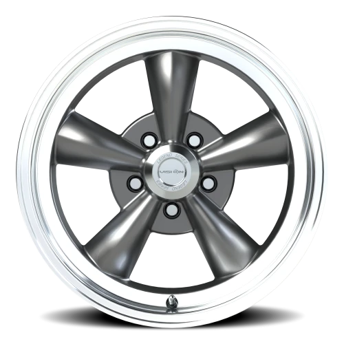 Vision 141 17x8 +0 5x120.65mm 83mm Gunmetal Machined Lip