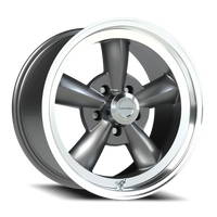 Vision 141 17x9 +25 5x114.3mm 83mm Gunmetal Machined Lip