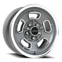 Vision 148 15x7 -7 5x120.65mm 83mm Satin Grey Machined Face-Machined Lip