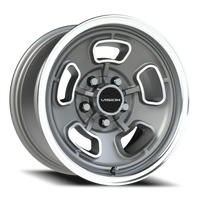 Vision 148 15x8 -19 5x114.3mm 83mm Satin Grey Machined Face-Machined Lip