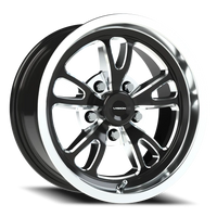 Vision 149 15x7 +0 5x114.3mm 83.1mm Gloss Black Milled-Polished Lip