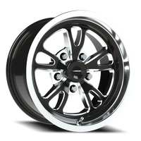 Vision 149 15x8 +0 5x127mm 83.1mm Gloss Black Milled-Polished Lip