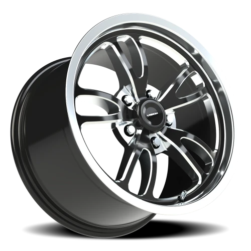 Vision 149 17x10 +51 5x120.65mm 83.1mm Gloss Black Milled-Polished Lip