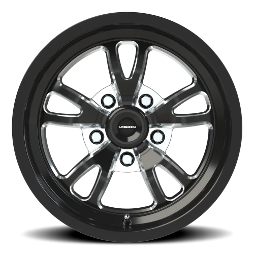 Vision 149 15x7 +0 5x114.3mm 83.1mm Gloss Black Milled