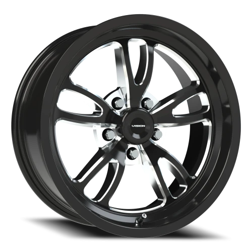 Vision 149 17x7 +0 5x120.65mm 83.1mm Gloss Black Milled