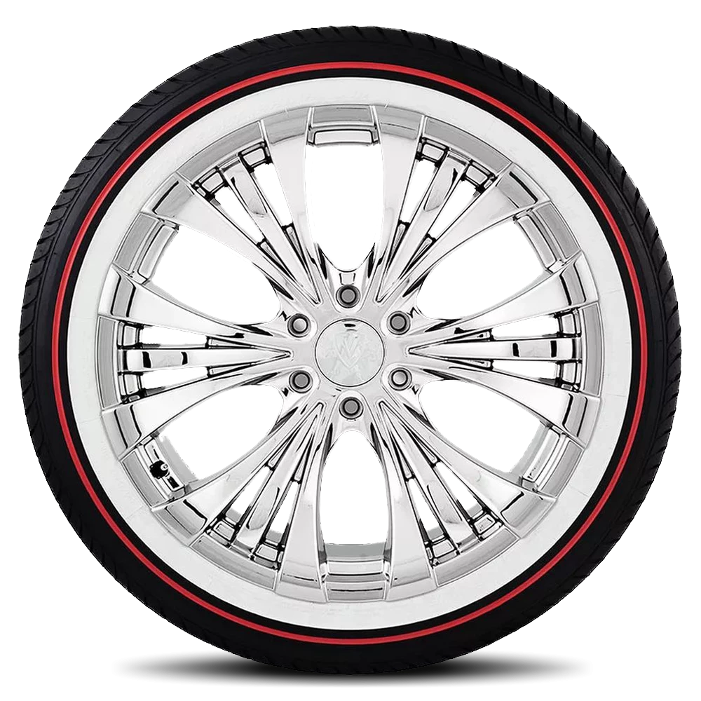 Vogue 305/35R24 XL Custom Built Radial Xiii SCT Red Stripe Tires