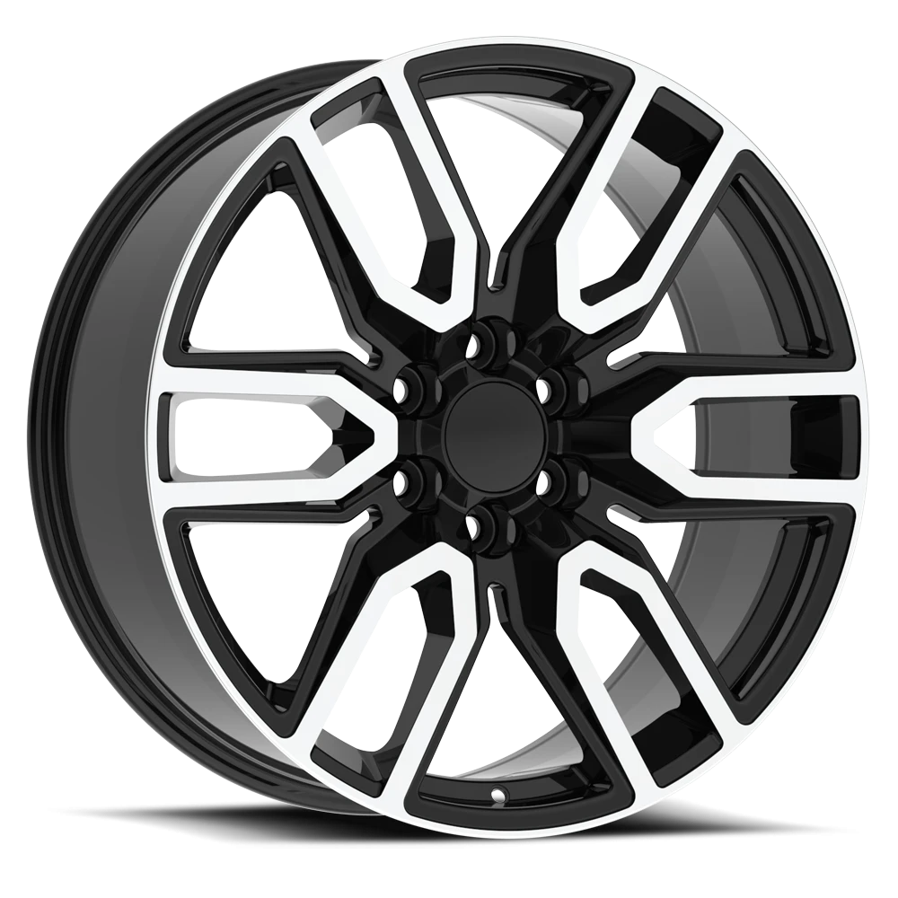 Replica Alloys 2015 Denali NZH 22x9 +31 6x139.7mm 78.1mm Gloss Black Machined Face
