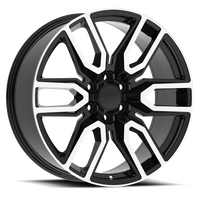 Replica Alloys 2015 Denali NZH 22x9 +31 6x139.7mm 78.1mm Gloss Black Machined Face