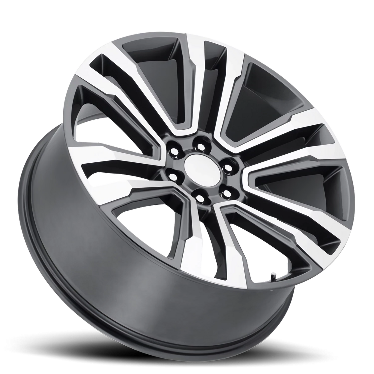 Replica Alloys 2018 Denali 22x9 +31 6x139.7mm 78.3mm Gunmetal Machined Face