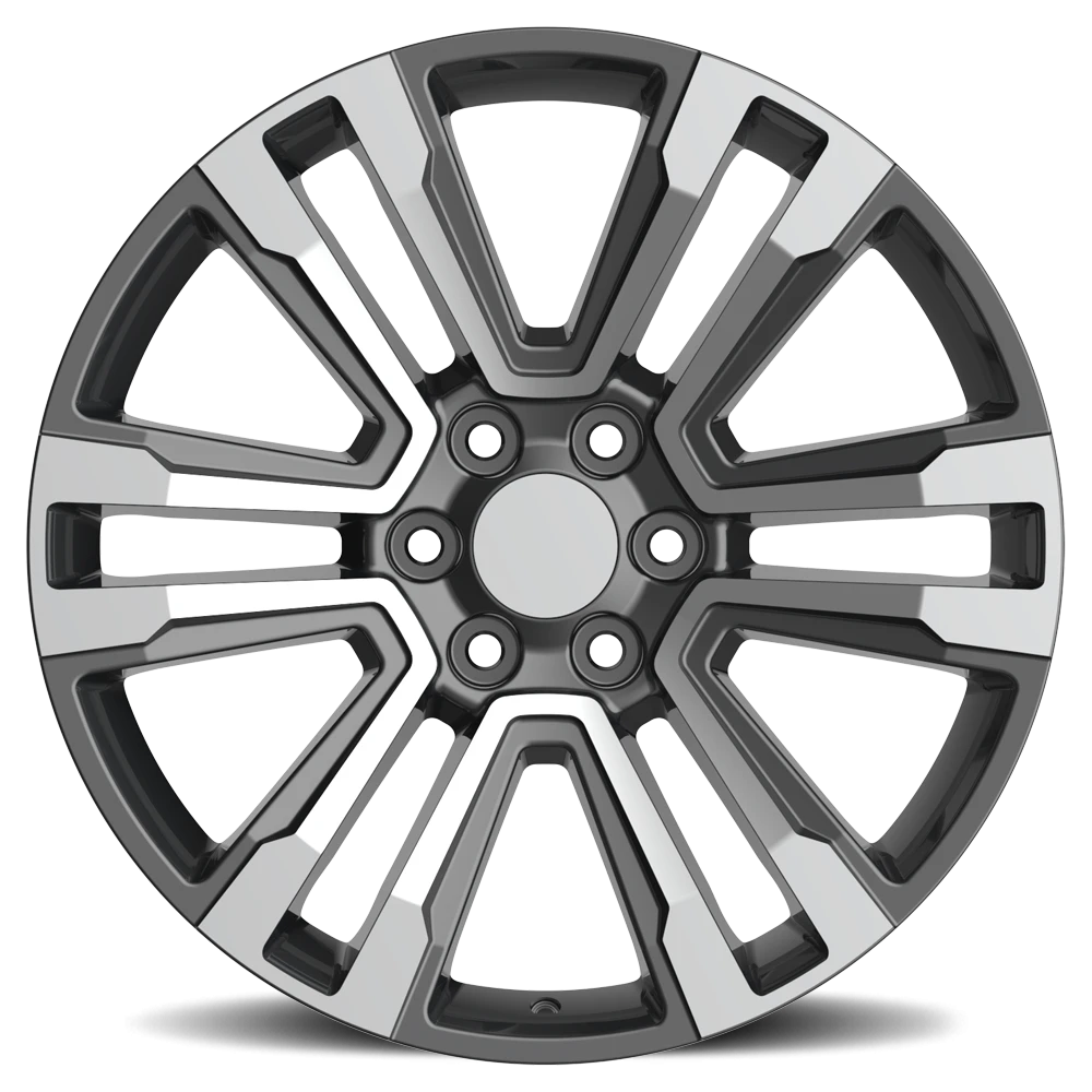 Replica Alloys 2018 Denali 22x9 +31 6x139.7mm 78.3mm Gunmetal Machined Face