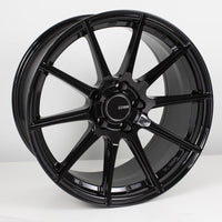 Enkei TS10 17x8 5x114.3 45mm Offset 72.6mm Bore Black Wheel-Wheels - Cast-Enkei-