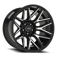 Vision 305 20x12 -51 5x127mm 78.1mm Gloss Black Machined Face
