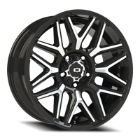 Vision 305 20x9 +12 5x150mm 110mm Gloss Black Machined Face
