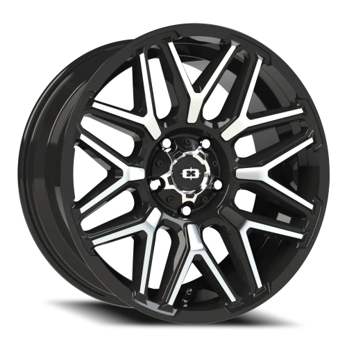 Vision 305 20x9 +12 5x150mm 110mm Gloss Black Machined Face