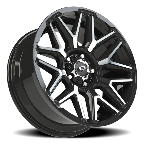 Vision 305 20x9 +12 5x150mm 110mm Gloss Black Machined Face